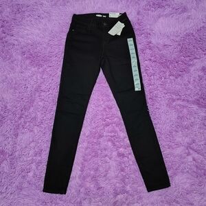 Old Navy Women's Jet Black Skinny Jeans